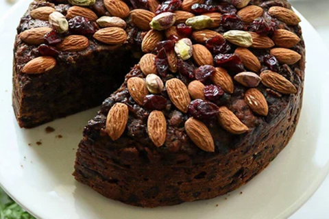Gluten Free & Vegan Christmas Cake