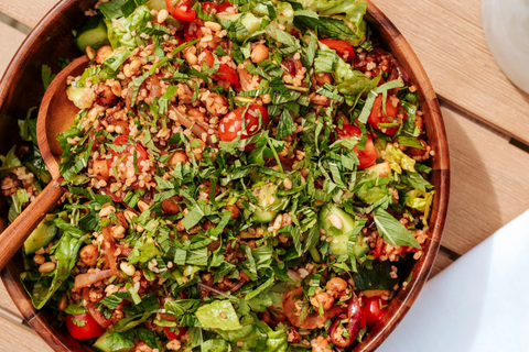 Fried Chickpea + Herb Tabbouleh