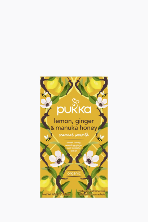 Pukka Lemon Ginger & Manuka Honey Herbal Tea
