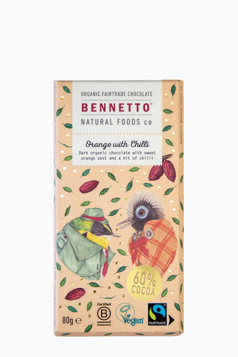 Bennetto Orange with Chill Vegan Chocolate