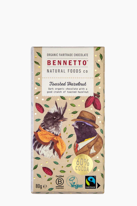 Bennetto Toasted Hazelnut Vegan Chocolate