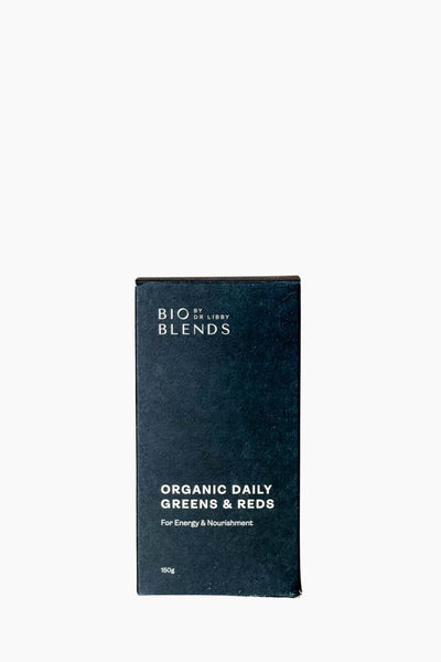 Bio Blends Organic Daily Greens & Reds 150g - Dr libby 