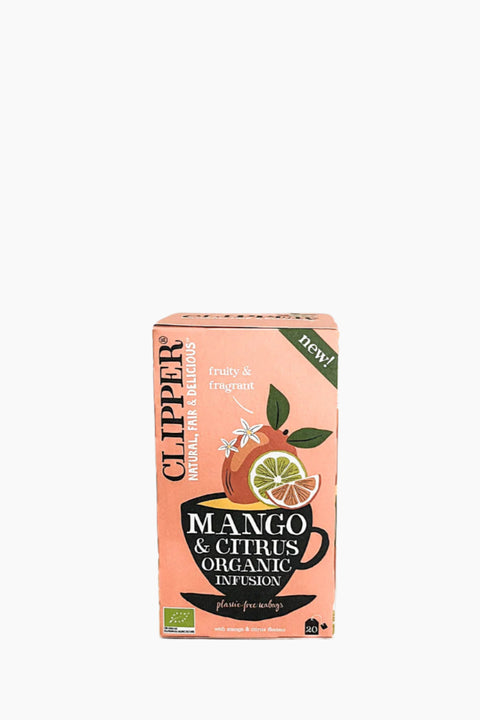 Clipper Organic Mango & Citrus 20 Bags