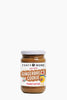 Jar of Forty Thieves Gingerbread Cookie Peanut Butter on a white background