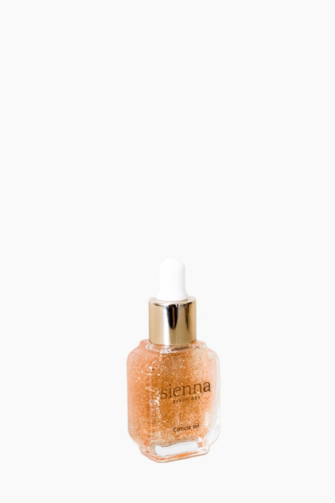 Bottle of Essie nail polish on a white background