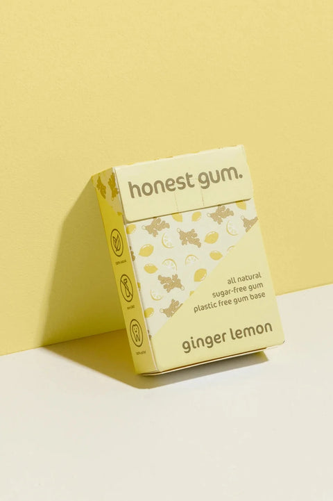 Honest gum - ginger lemon lifestyle 