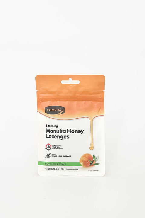 Comvita Soothing Manuka Honey Lozenges Olive Leaf
