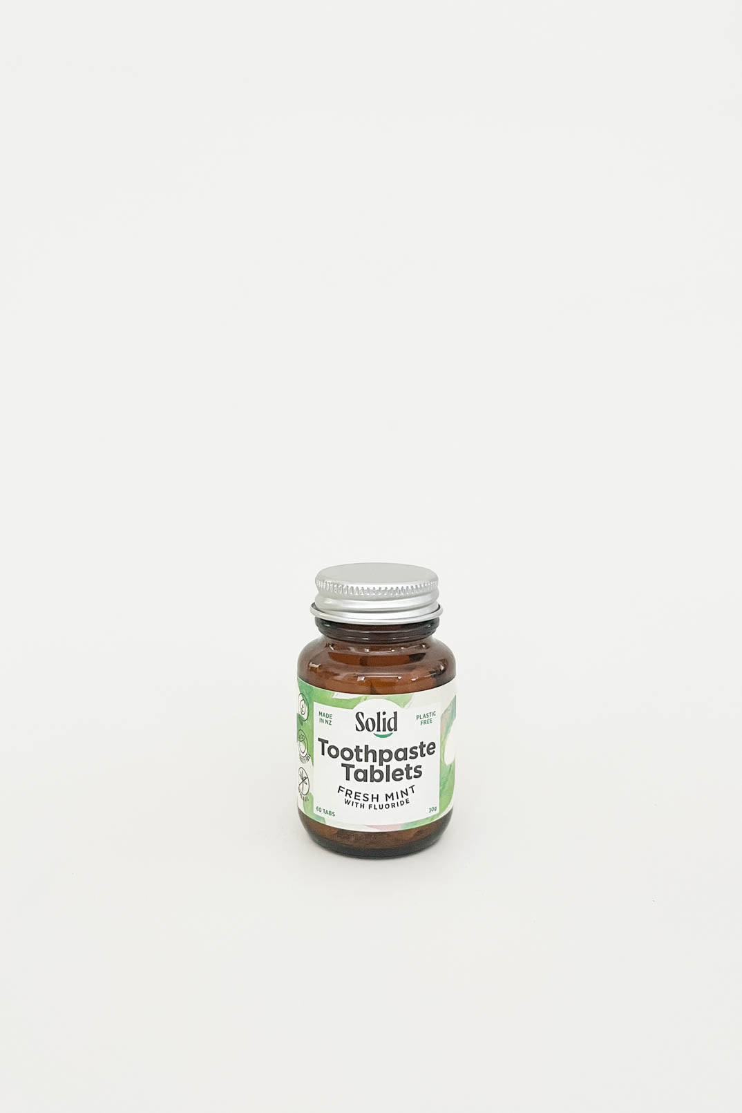 Solid Toothpaste Tablets Fresh Mint Down To Earth Organics