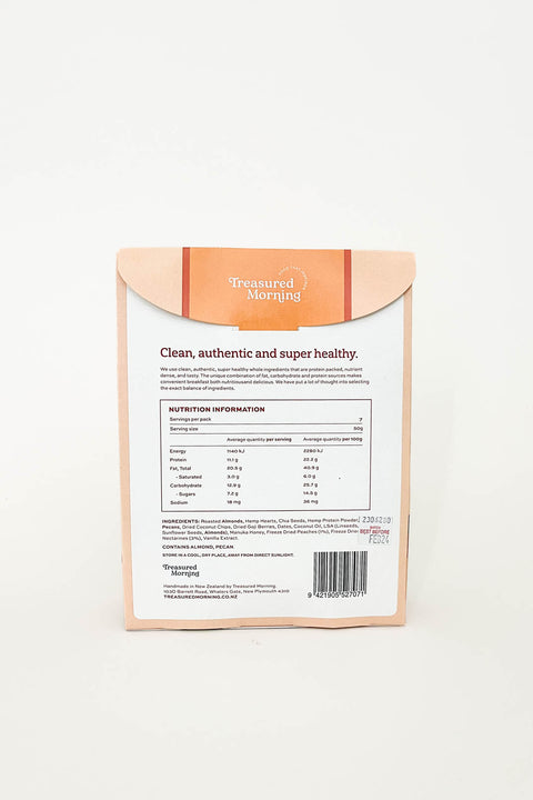 Treasured Morning High Protein Superfood Peach + Nectarine