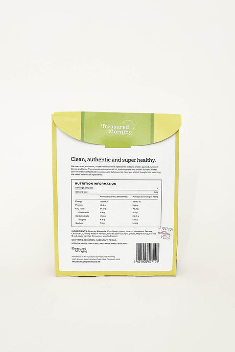 Treasured Morning High Protein Superfood Apple Crumble