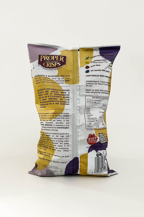 Proper Crisps Big Cut Purple & Gold