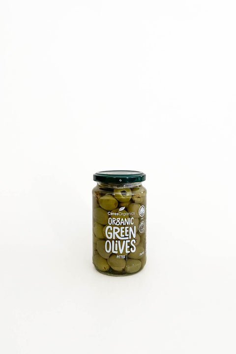 Ceres Organics Green Olives Pitted