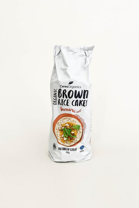 Ceres Organics Brown Rice Cakes Tamari