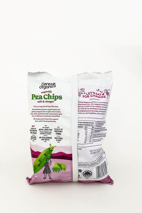 Ceres Organics Pea Chips Salt & Vinegar