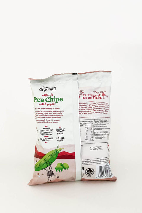 Ceres Organics Pea Chips Salt & Pepper