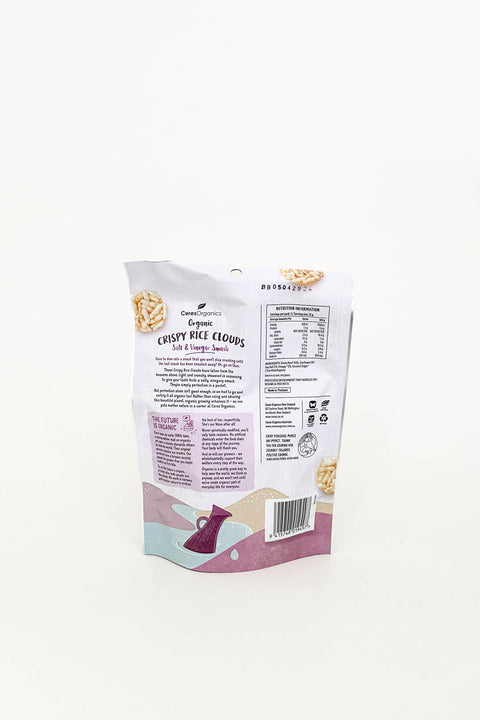 Ceres Organics Crispy Rice Clouds Salt & Vinegar