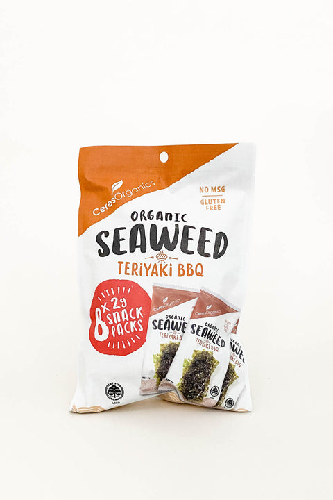 Ceres Organics Seaweed Snack Multipack Teriyaki BBQ