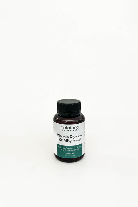Matakana Vitamin D3 K2 MK7 60 Capsules