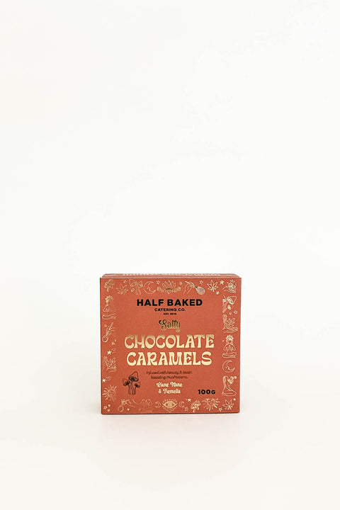 Half Baked Salty Chocolate Caramels