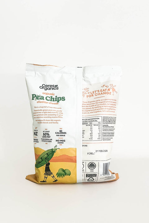 Ceres Organics Pea Chips Cheddar Cheese