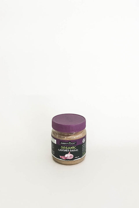 Just Foods Organic Crushed Garlic