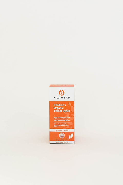 Kiwiherb Childrens Organic Throat Syrup