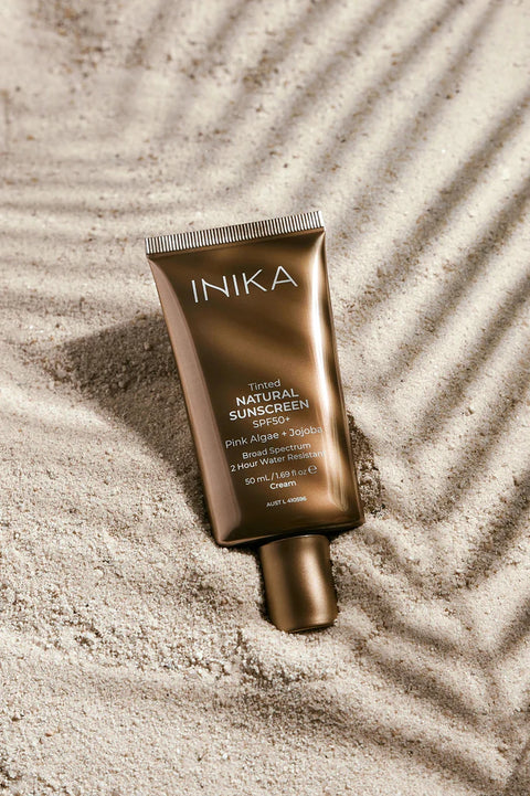 Inika Tinted Natural Sunscreen lifestyle 