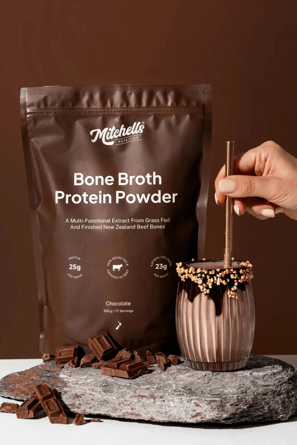 Mitchells Chocolate Bone broth