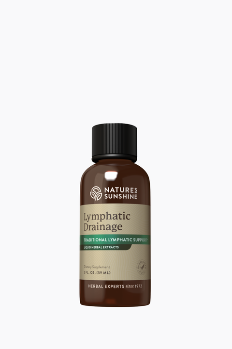 Bottle of Natures Sunshine Lymphatic Detox Drainage