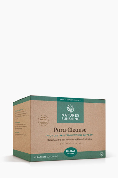 Box of Nature's Sunshine Para-Cleanse on a white background