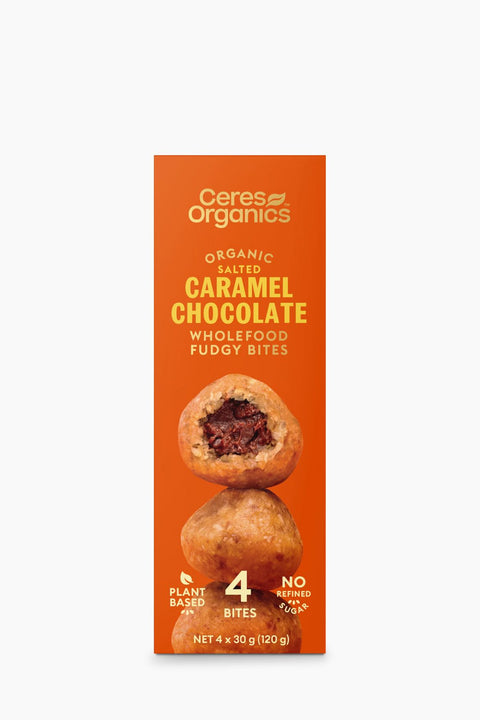 Ceres Organics Fudgy Bites Salted Caramel Chocolate