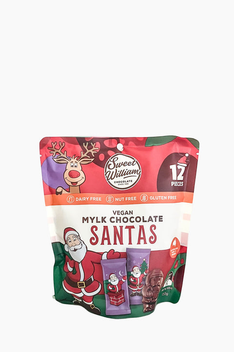 Sweet William Vegan Mylk Chocolate Santas
