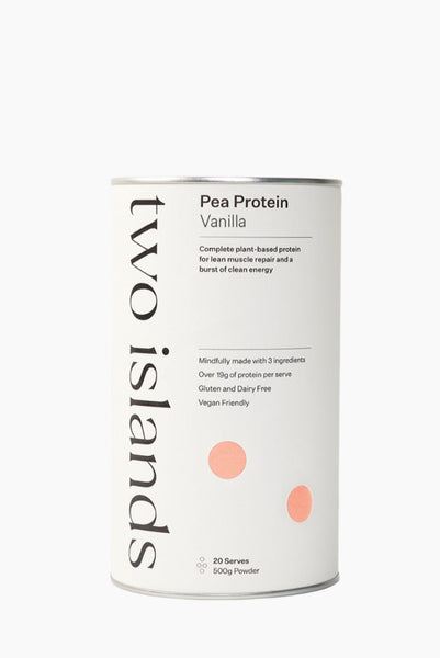 Two islands Pea protein Vanilla powder