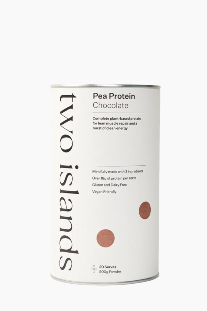 Two islands chocolate pea protein 
