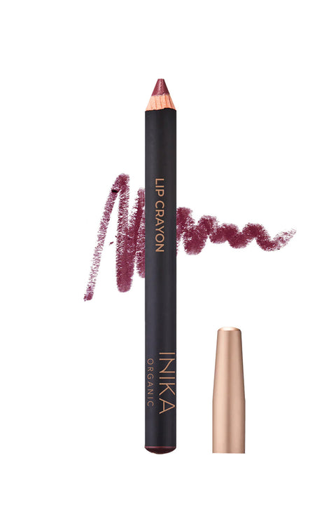 Inika Lip Crayon Deep Plum