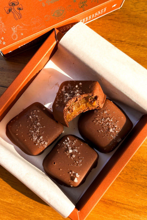 Half Baked Salty Chocolate Caramels