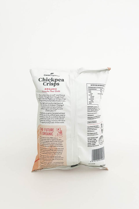 Ceres Organics Chickpea Crisps Sriracha Thai Chilli