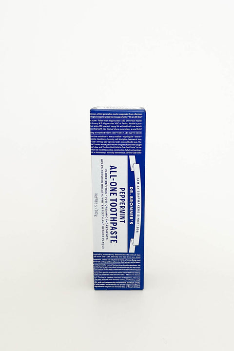 Dr Bronners All One Toothpaste Peppermint