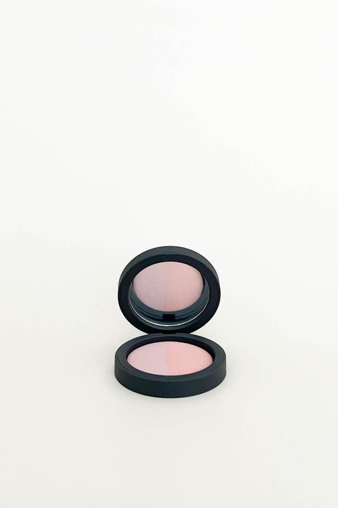 Inika Mineral Baked Blush Duo Pink Tickle