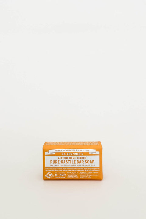 Dr Bronners Pure Castile Bar Soap Citrus