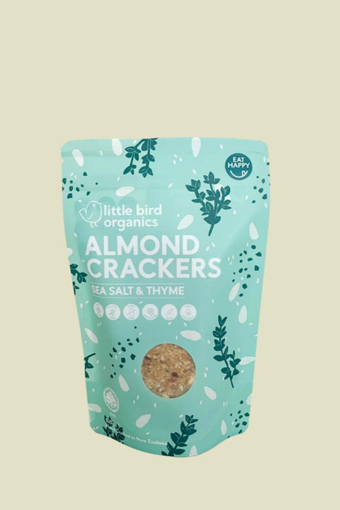 Little Bird Sea Salt & Thyme Crackers 100g