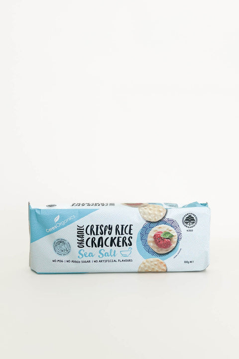 Ceres Organics Crispy Rice Crackers Sea Salt