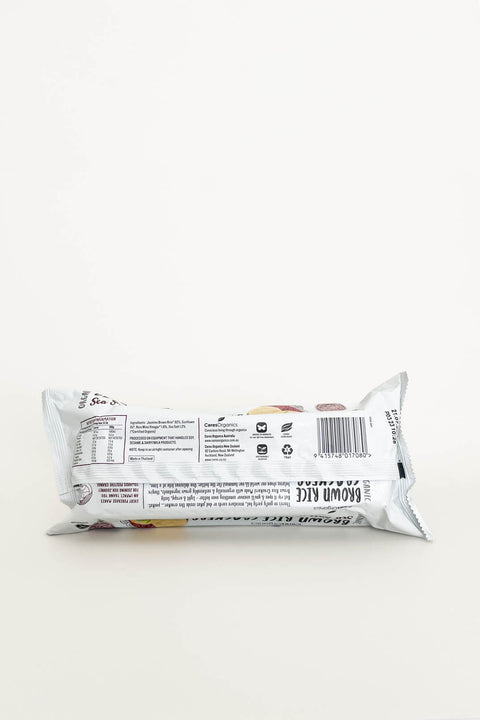 Ceres Organics Brown Rice Crackers Sea Salt & Vinegar