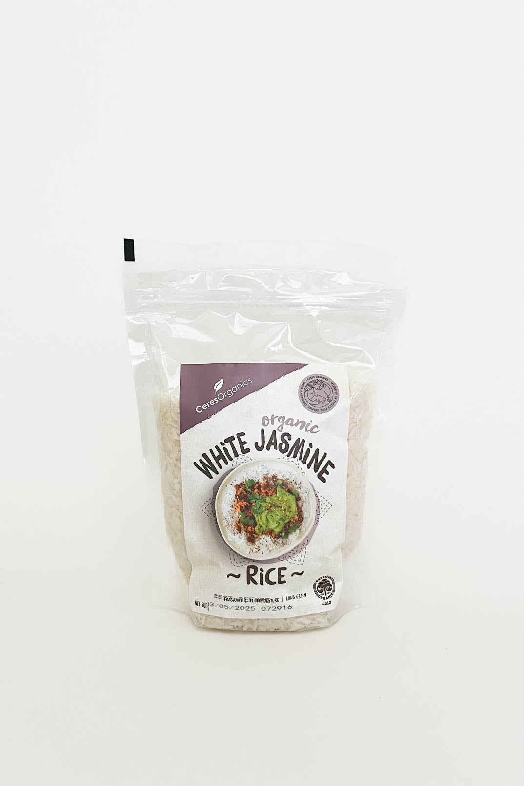 Ceres Organics Rice White Jasmine– Down to Earth Organics