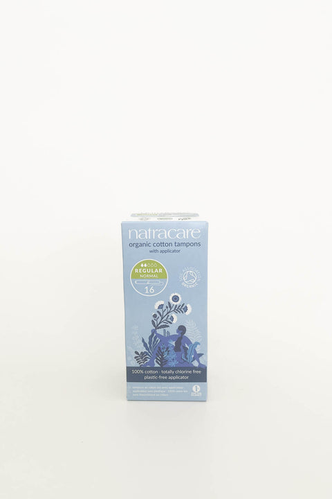 Natracare Organic Cotton Tampons With Applicator Regular
