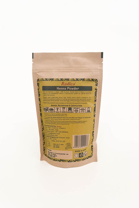 Radico Organic Henna Powder
