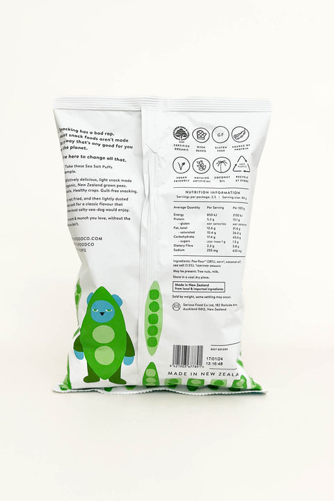 Serious Puffs Sea Salt