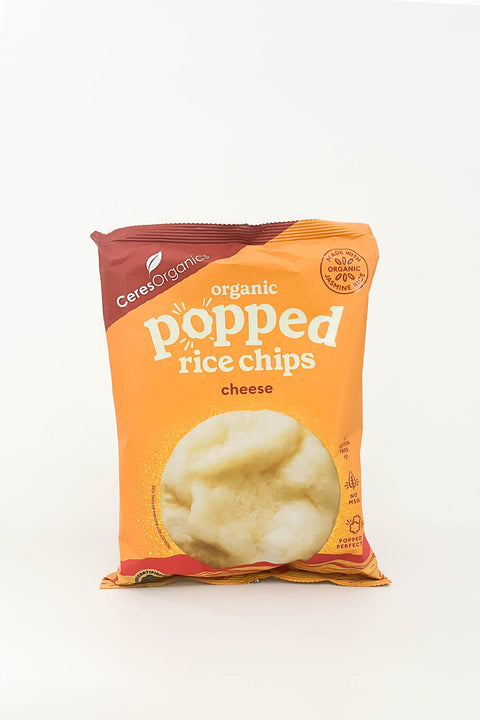 Ceres Organics Popped Rice Chips Cheese