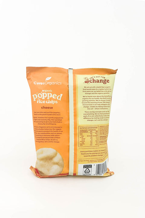 Ceres Organics Popped Rice Chips Cheese